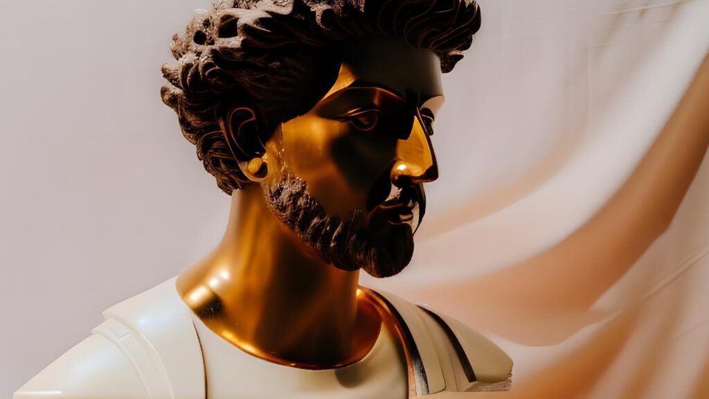 Stoicism for Filipinos - An AI generated image of Marcus Aurelius by Canva Text to Image